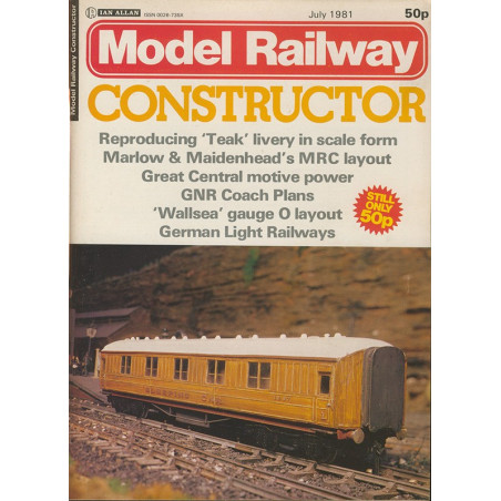 Model Railway Constructor 1981 July