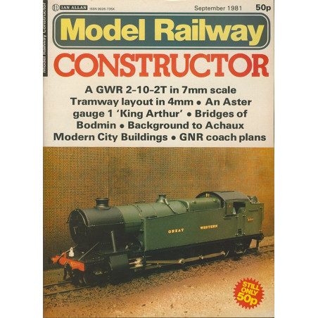 Model Railway Constructor 1981 September