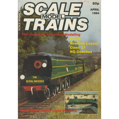 Scale Model Trains 1984 April