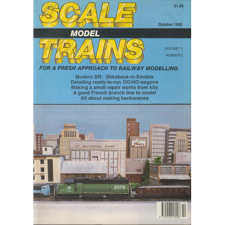 Scale Model Trains 1992 October