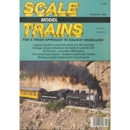 Scale Model Trains 1992 November