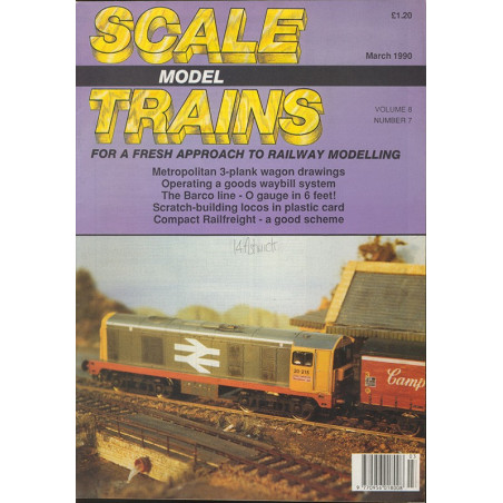 Scale Model Trains 1990 March