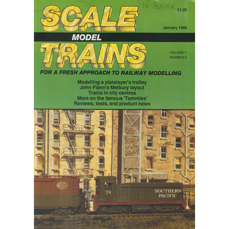 Scale Model Trains 1989 January