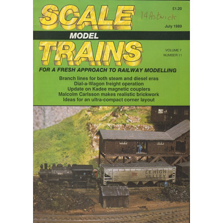 Scale Model Trains 1989 July