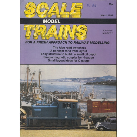 Scale Model Trains 1988 March