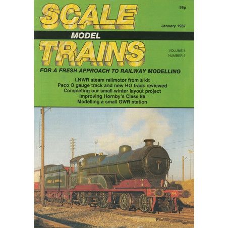 Scale Model Trains 1987 January