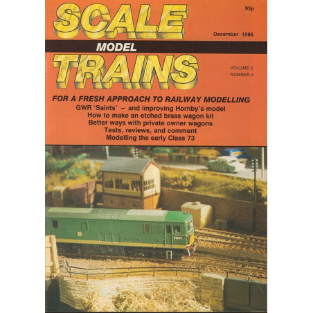 Scale Model Trains 1986 December