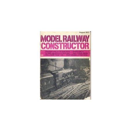 Model Railway Constructor 1970 August