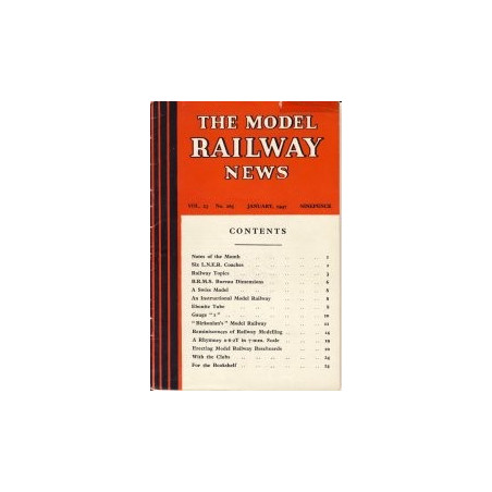 Model Railway News 1947 January