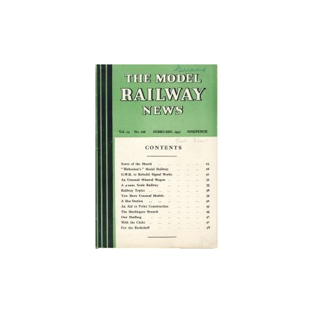 Model Railway News 1947 February