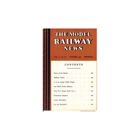 Model Railway News 1946 October