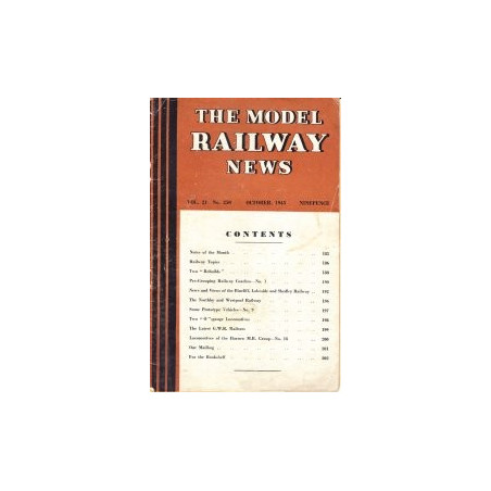 Model Railway News 1945 October